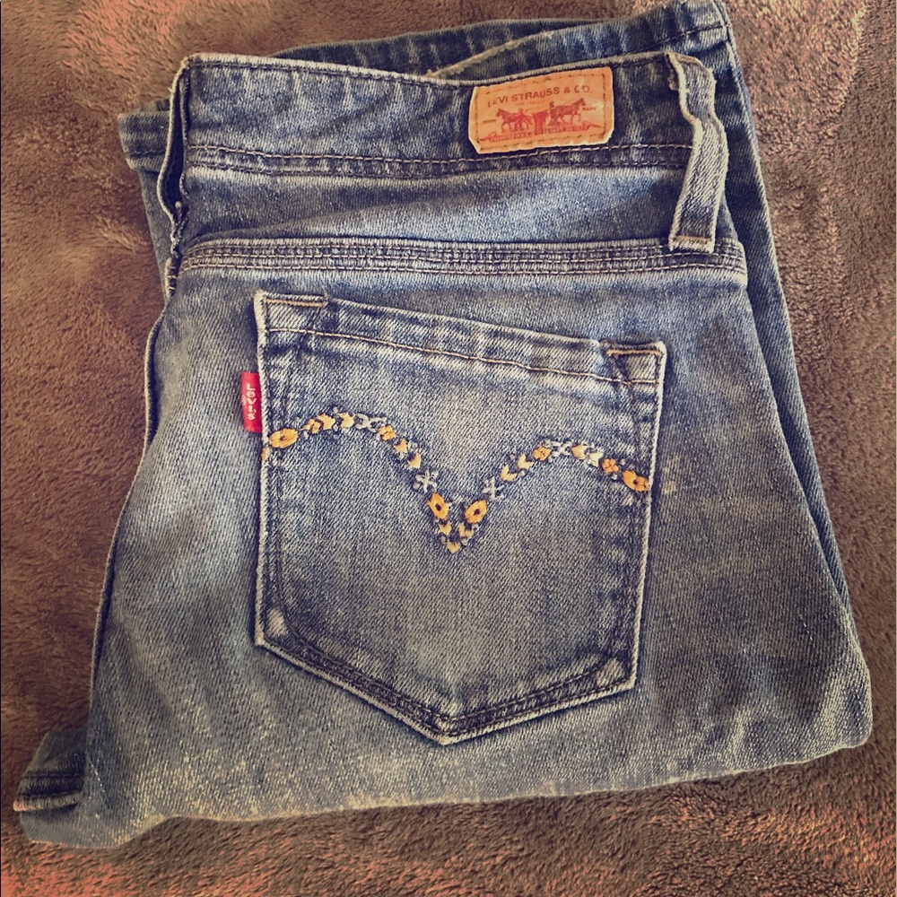 Levi blue jeans