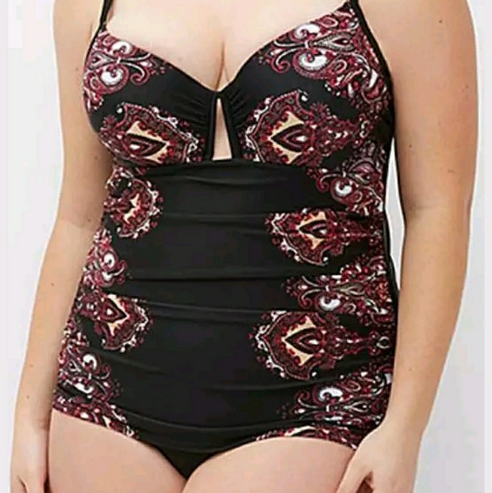 Lane Bryant Cacique one piece swimsuit