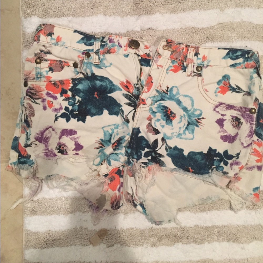 Free people jean shorts