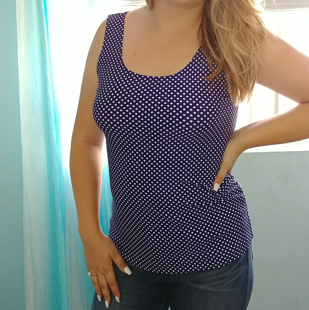 Polka dot tank