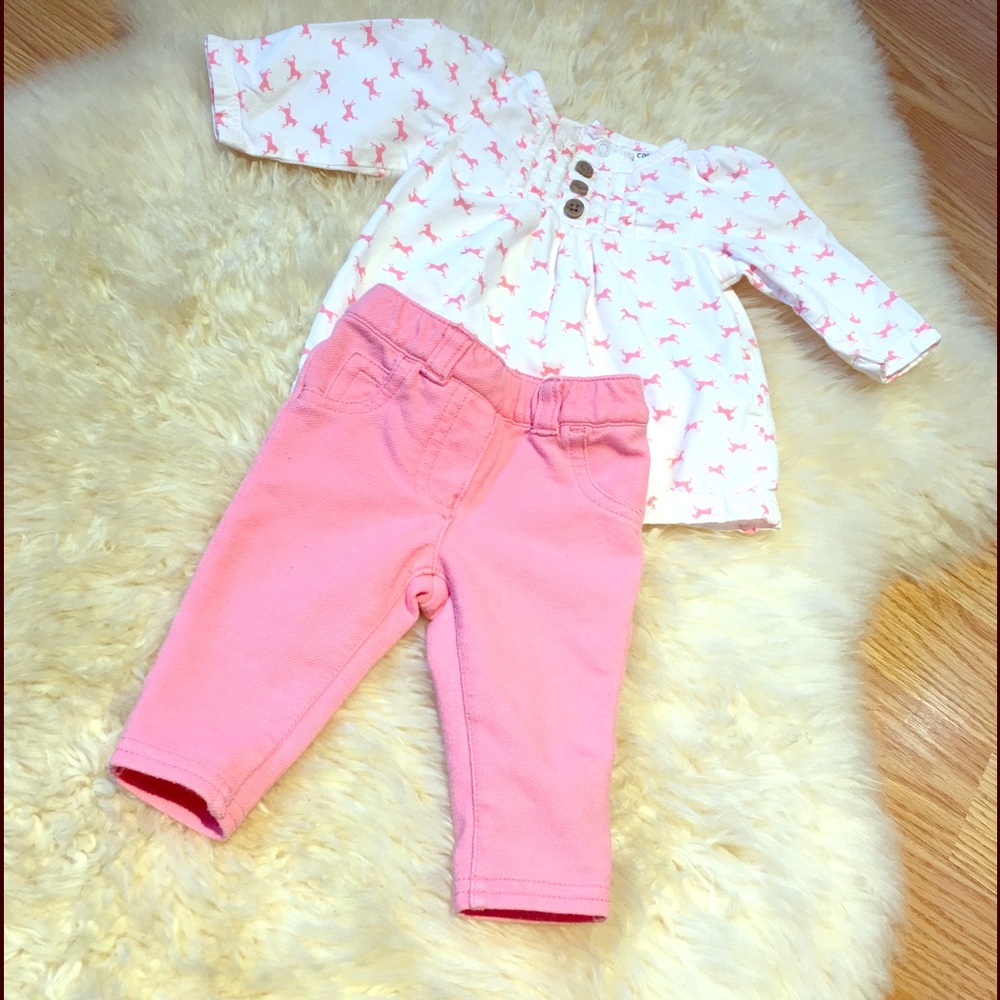 Carter's Baby Set, Baby Girls Tunic and Leggings