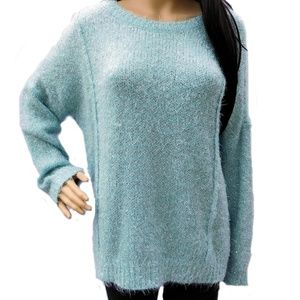 Blue Fuzzy Sweater -Medium
