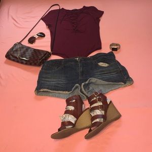 🔥Bundle🔥 2 laceup bodysuits!