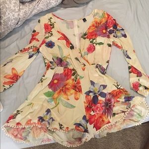 Floral summer romper