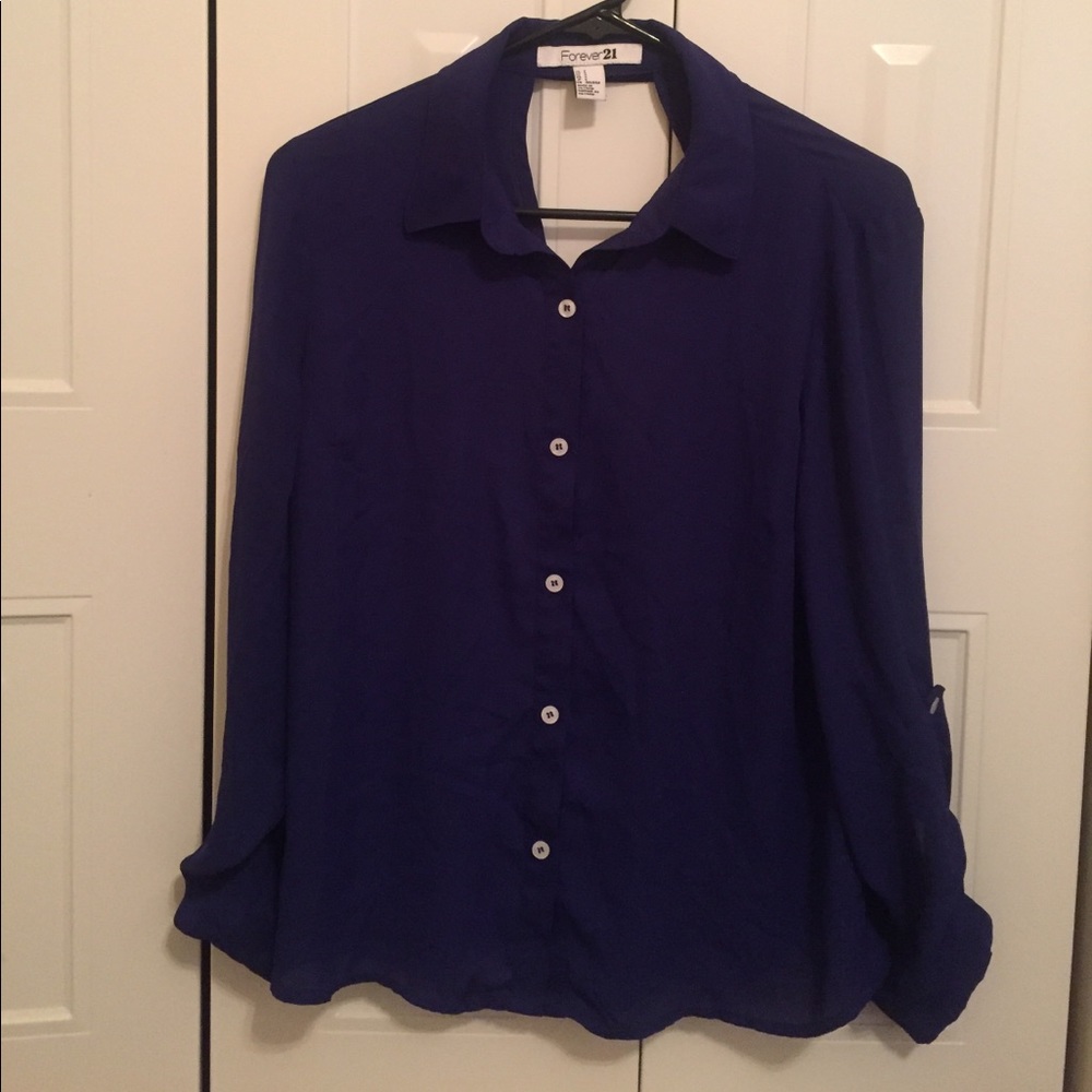 Blue blouse from Forever 21