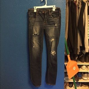 AE distressed jeggings