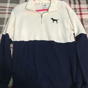 VS Pink Half Zip Sweatshirt