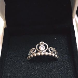 Pandora Princess Ring size 5