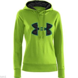 Bright green Under Armour sweatshirt