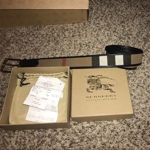 Burberry belt