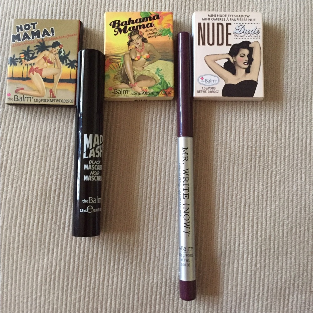 NEW The Balm lot; eyeliner, mascara, & 3 shades