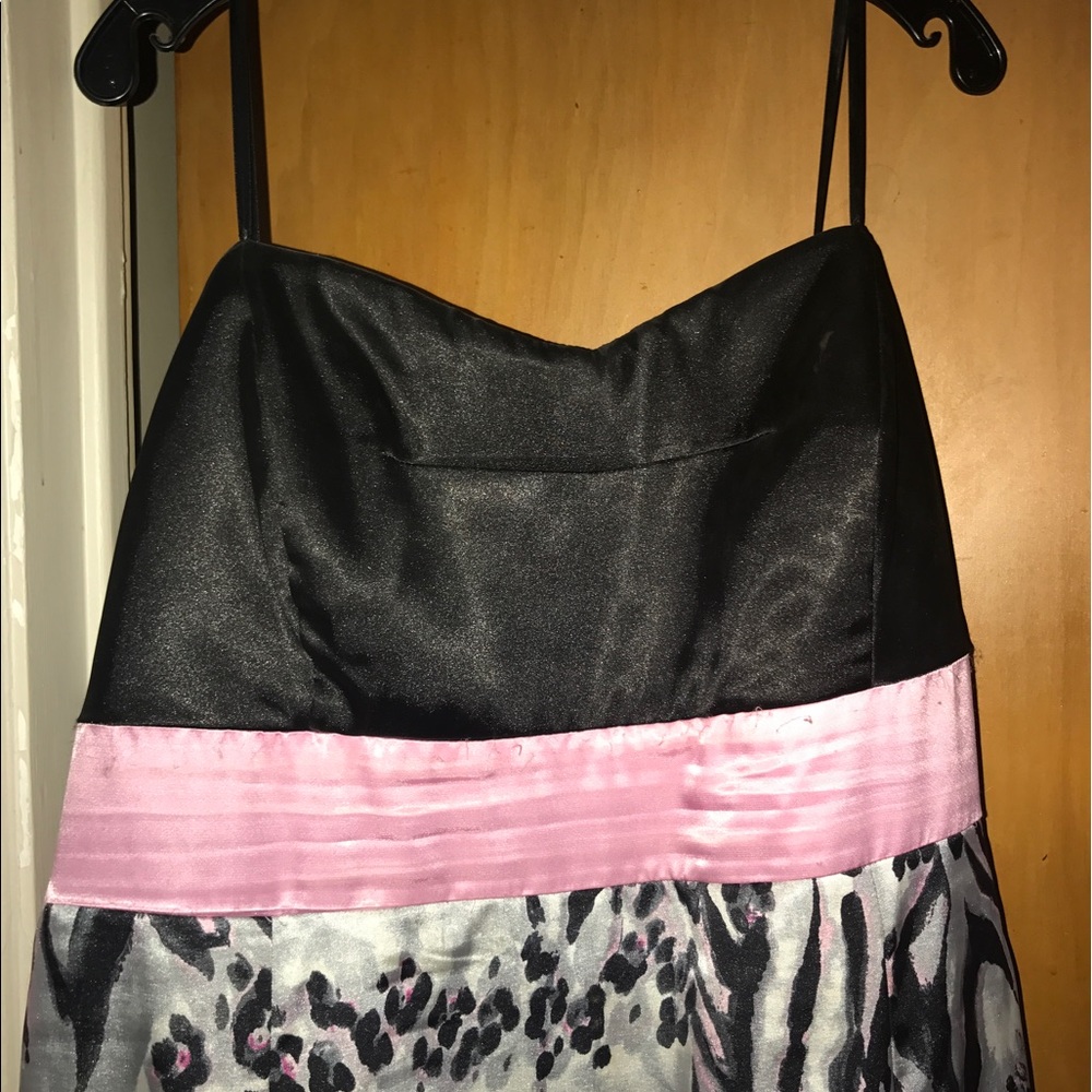 Party dress from Deb shops with silky material!