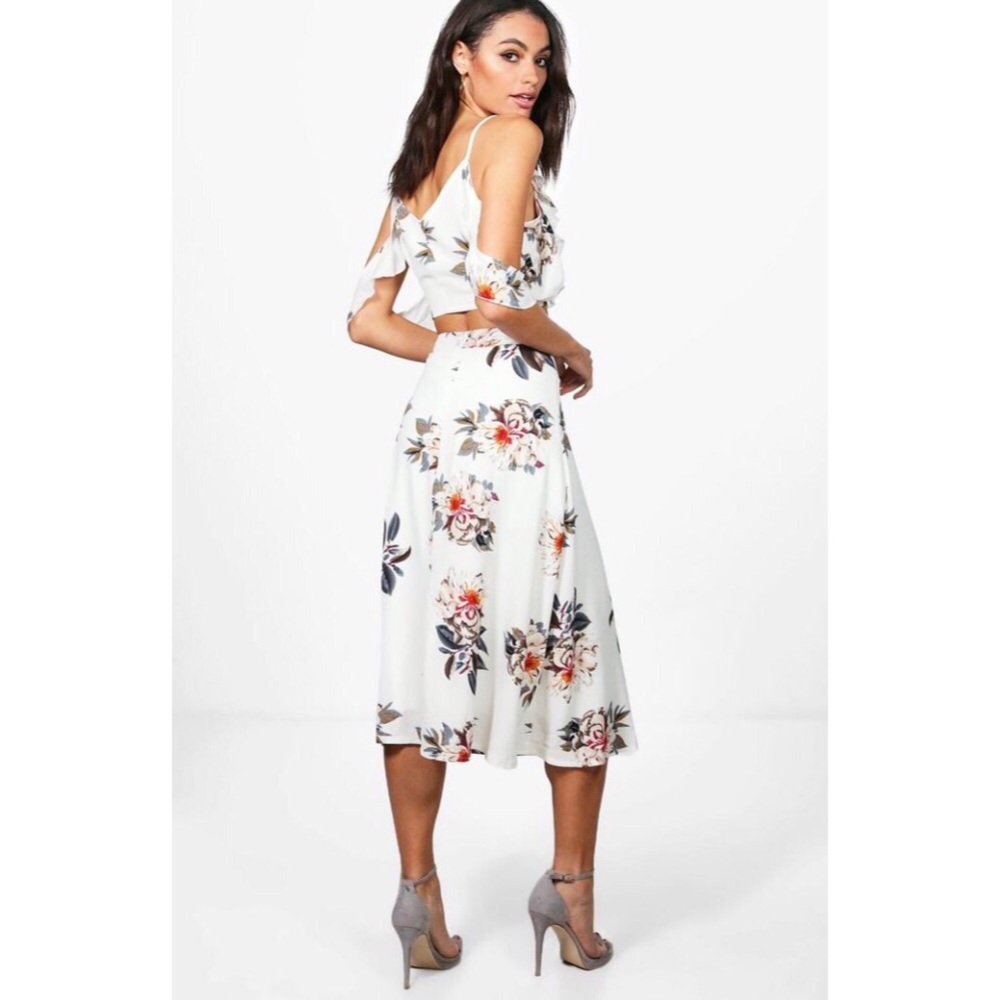 Josie Cold Shoulder Floral Top - Picture 2 of 6