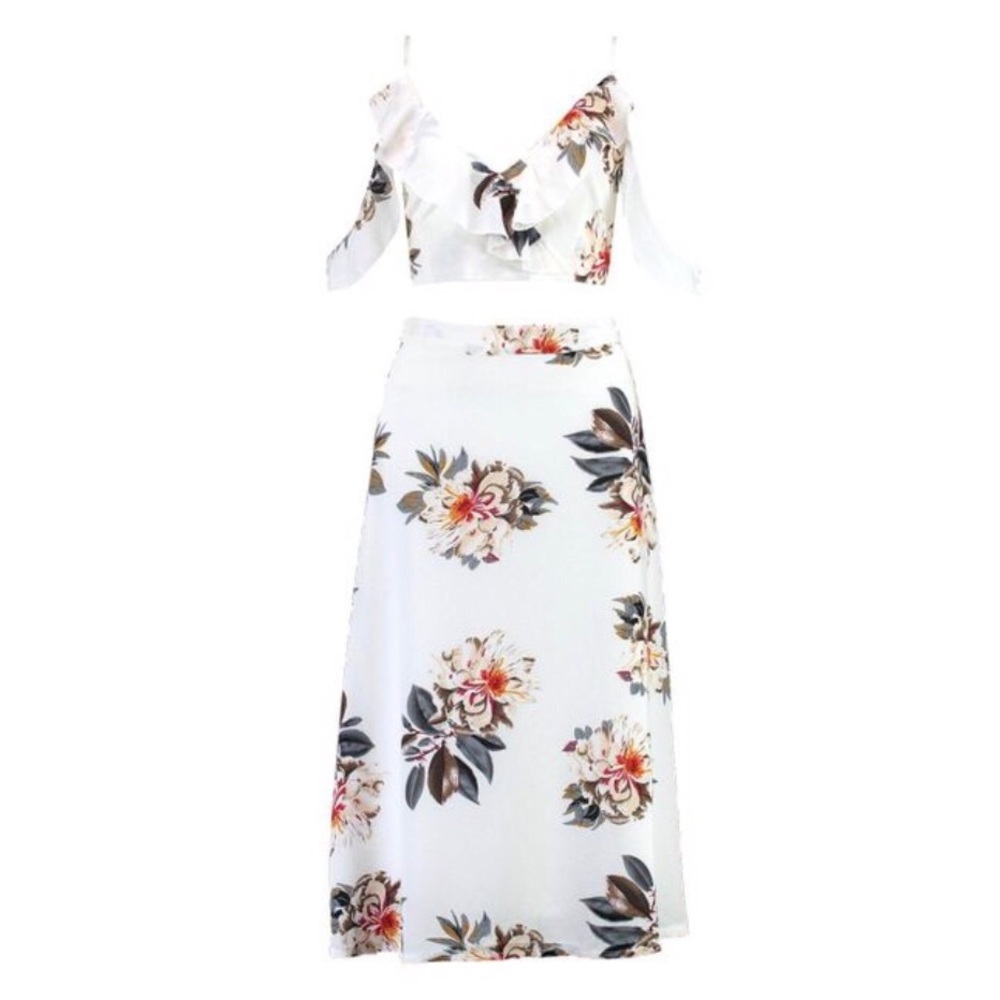 Josie Cold Shoulder Floral Top - Picture 3 of 6
