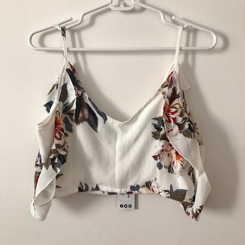 Josie Cold Shoulder Floral Top - Picture 5 of 6