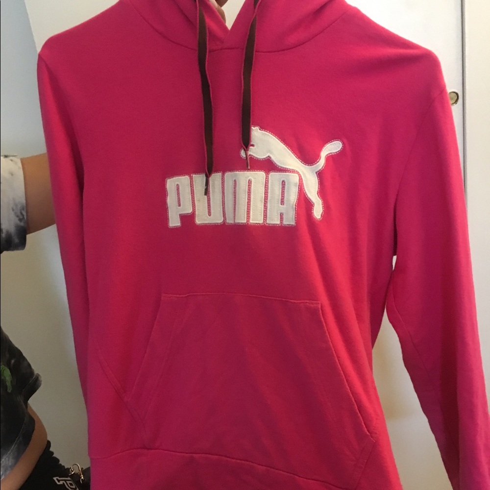 Puma pink hoodie
