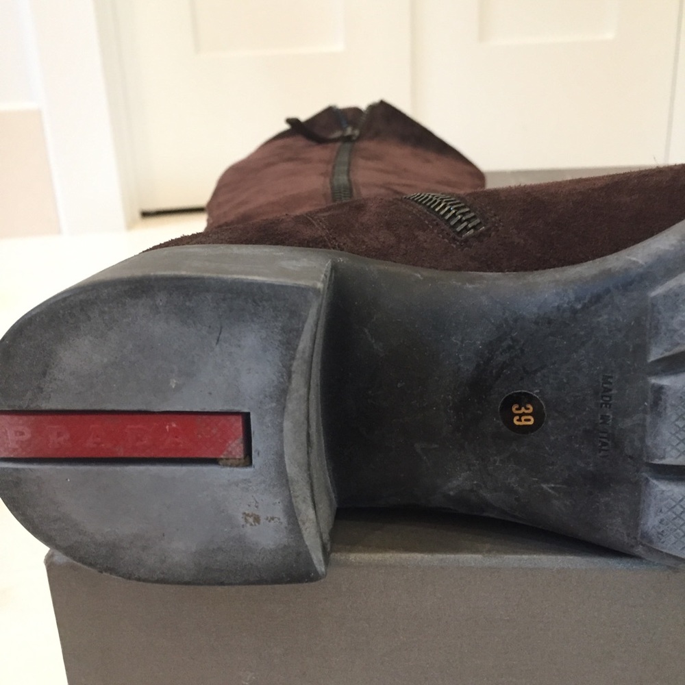 Prada Calzature Donna Brown Boots - Picture 4 of 4