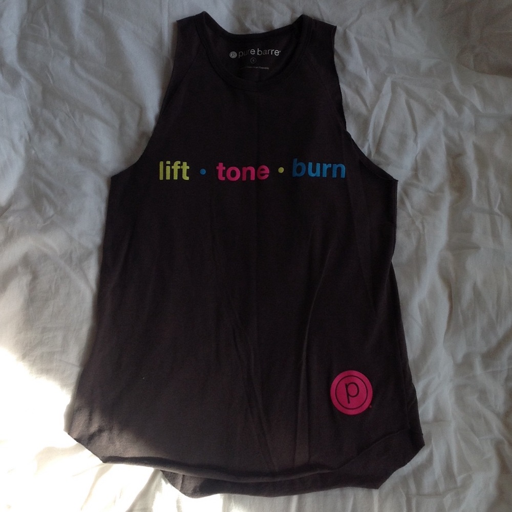 Pure barre tank size s