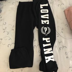 VS Pink capris sweats