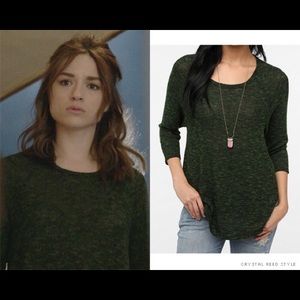 Teen Wolf Sparkle & Fade A-Line Sweater