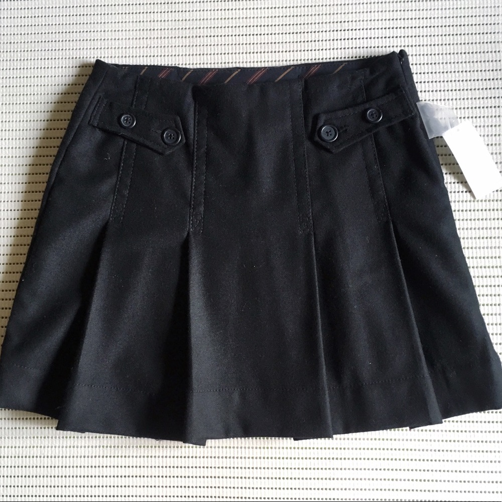 Gap Wool Pleated Skirt