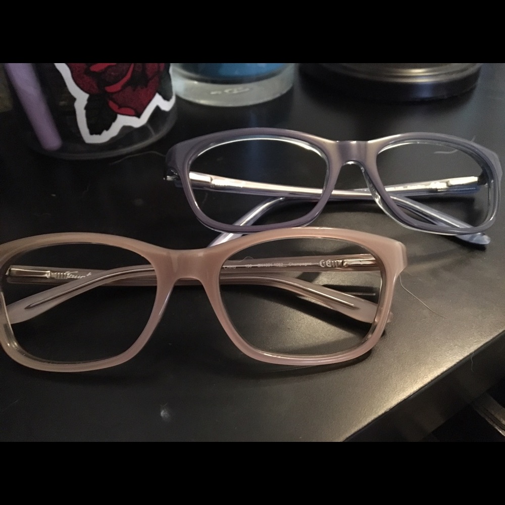 Champagne & Cadet Blue Oakley Taunt frames