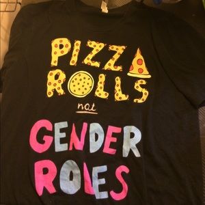 Pizza Rolls Not Gender Rolls Shirt