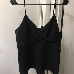 Black tank top