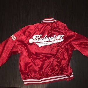 Vintage silk Budweiser jacket