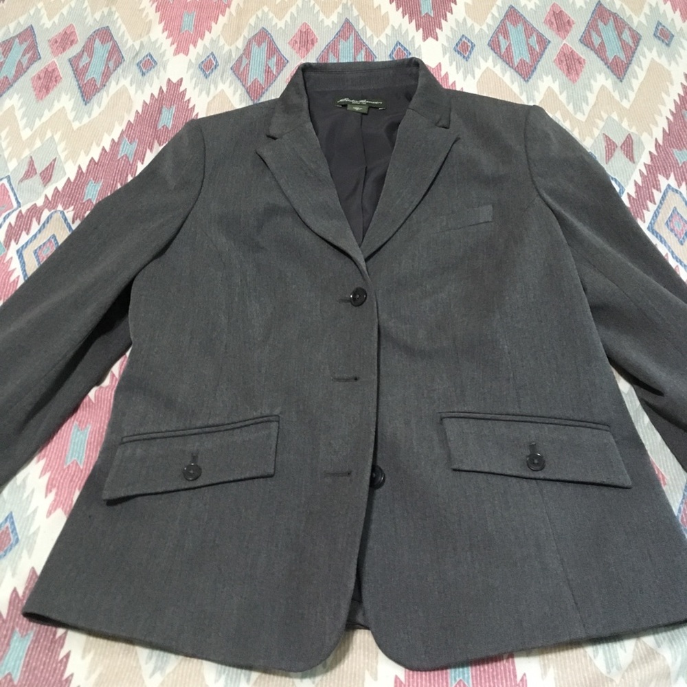 Eddie Bauer size 10 Dress Coat Grey