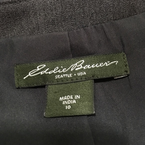 Eddie Bauer size 10 Dress Coat Grey - Picture 6 of 6