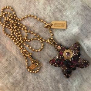 Coach starfish necklace
