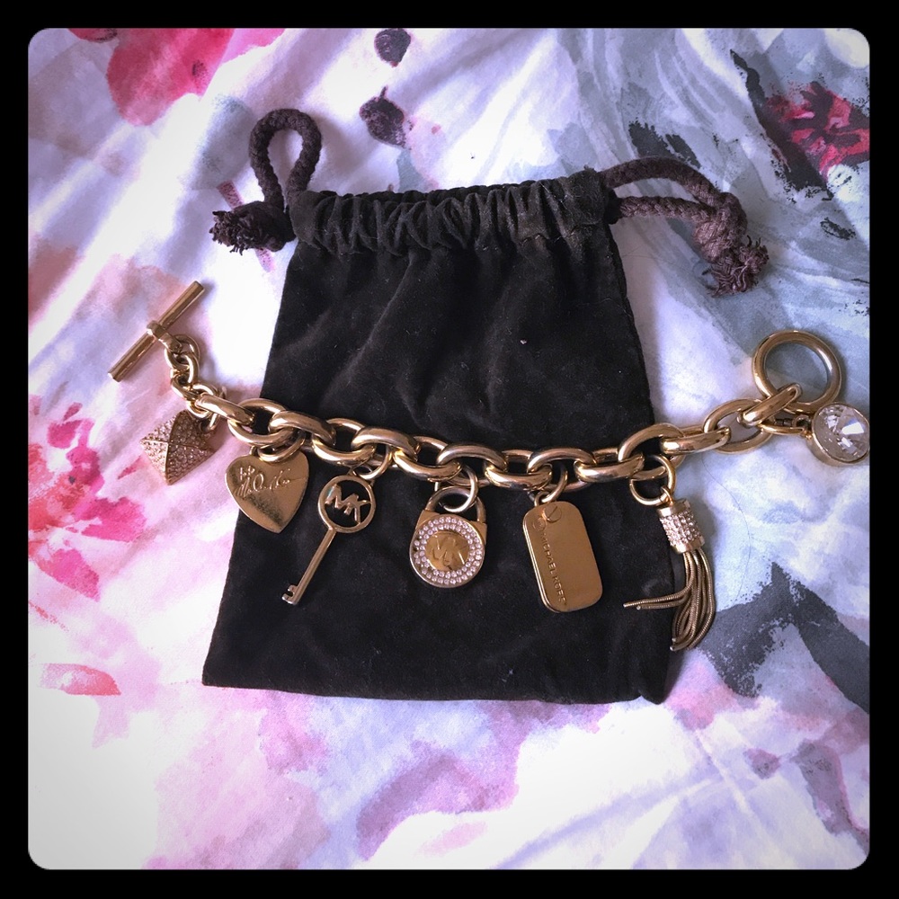 💰PRICE DROP MK Charm link bracelet