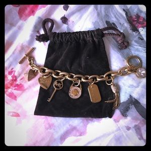 💰PRICE DROP MK Charm link bracelet