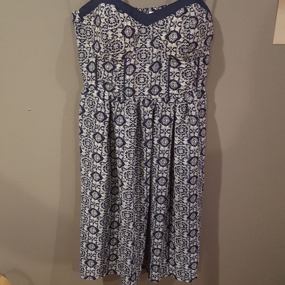 Blue & White Sun Dress
