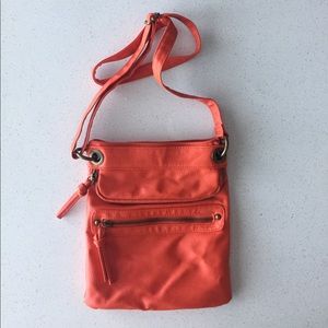 Vibrant Orange Cross Body Purse!