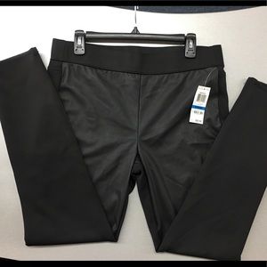 Bar lll Pull-On Faux Leather Patch Leggings