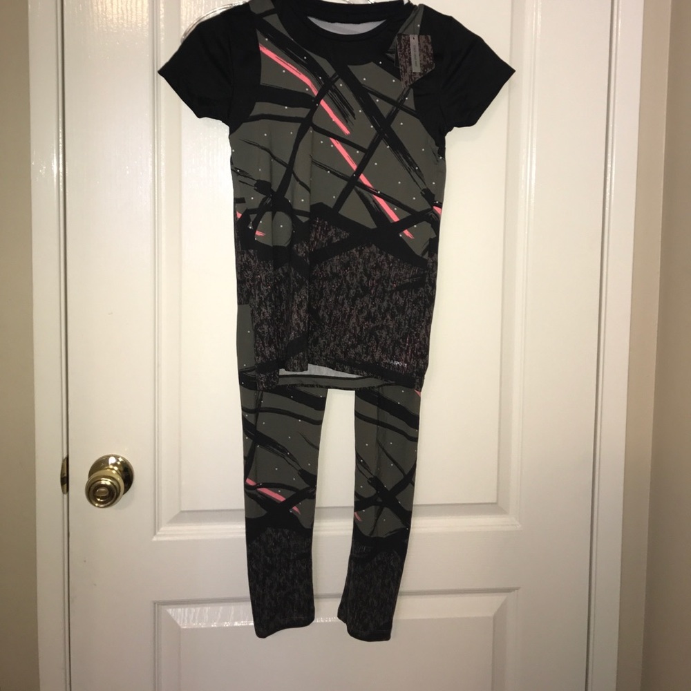 Zara girls workout set