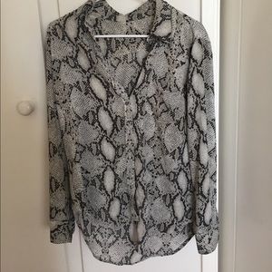 Snakeskin blouse