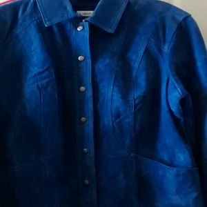 Blue Suede Jacket