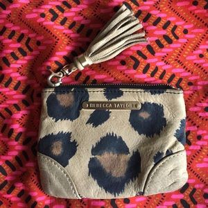 Leather Leopard pattern Card Holder