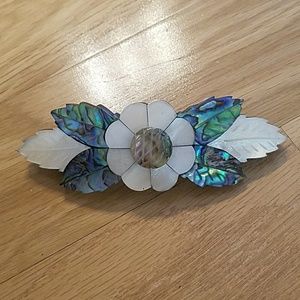 Mother of pearl hair clip