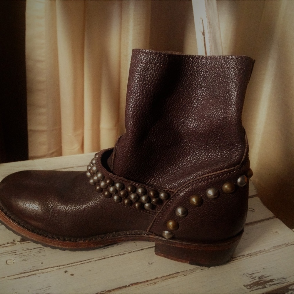 ASH Studded Riding Boots - Picture 3 of 6