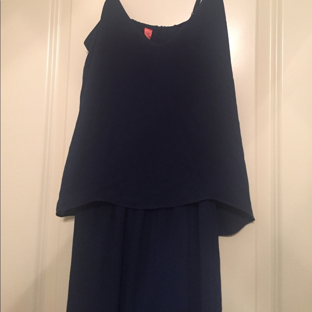 Navy pant romper - Picture 2 of 3