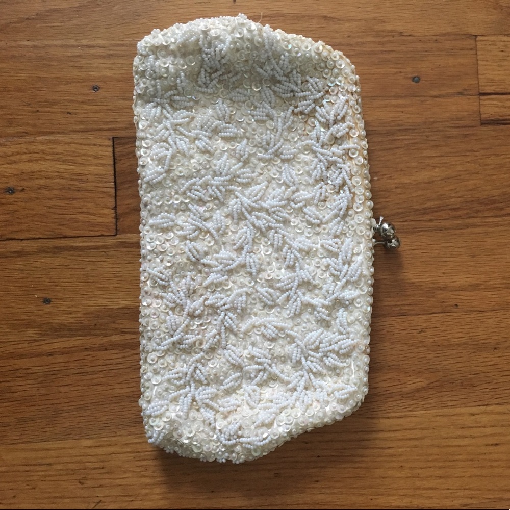 Vintage beaded clutch