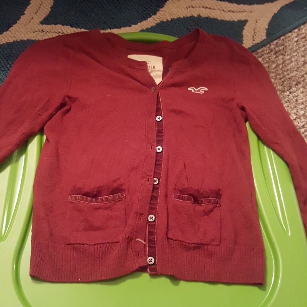 Hollister cardigan great condition
