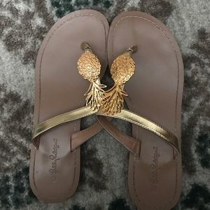 Lilly Pulitzer for Target pineapple sandals