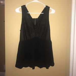 Peplum Party Top