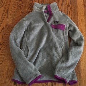 Patagonia re-tool snap T pullover women's size M