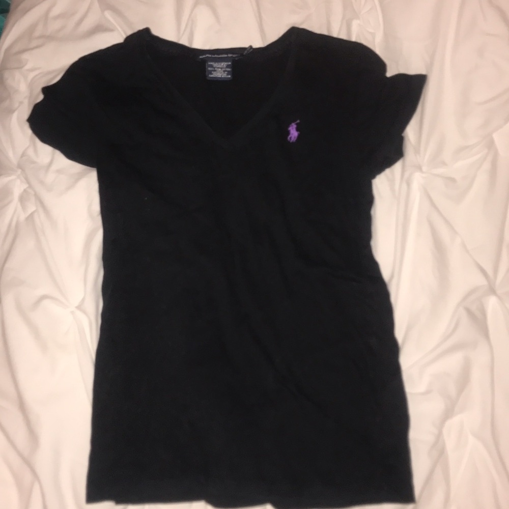 Polo x small black vneck